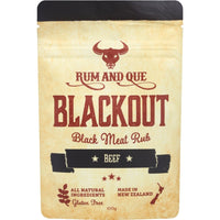 RUM AND QUE Blackout