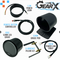 JRP Digital Universal Fuel Level Gauge Kit 52mm