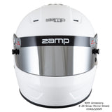 ZAMP RZ-57 Snell SA-2025 Gloss White / X-Small