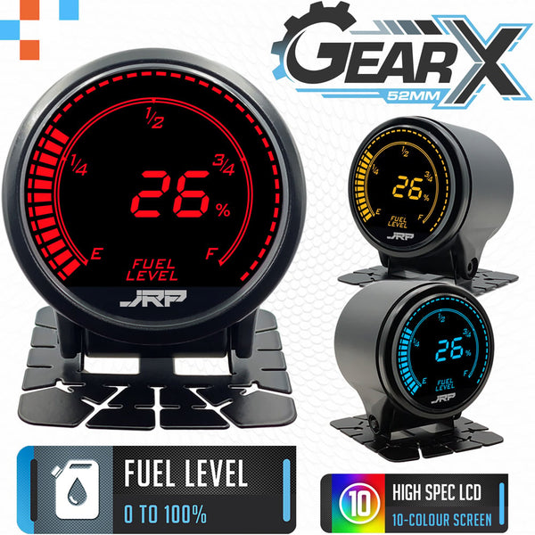 JRP Digital Universal Fuel Level Gauge Kit 52mm