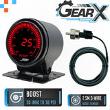JRP Digital Boost Gauge Kit 30 PSI 52mm