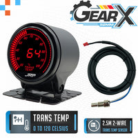 JRP Digital Transmission Temp Gauge Kit 52mm 120c