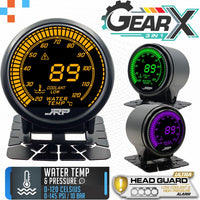 JRP 3in1 Digital Water Temp + Water Pressure & Low Coolant Gauge 52mm