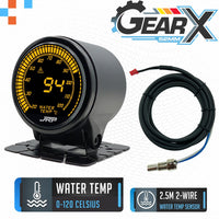JRP Digital Engine Water Temp Gauge Kit 52mm 0-120c