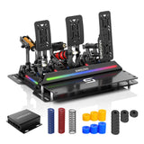 SIMSONN Pro X Ultra Pedals with Baseplate and Carbon Fiber Heel Plate Clutch & Brake & Throttle