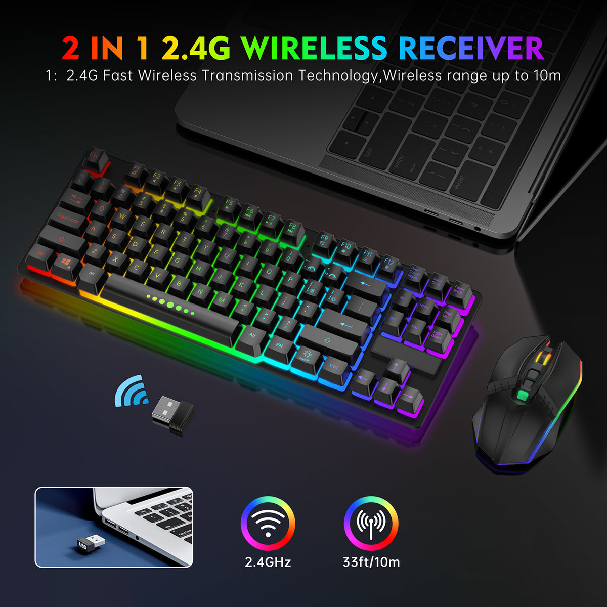 RAUKU R905 Wireless Keyboard and Mouse – ARD Importing & Distribution