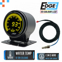 JRP Edge Digital Engine Water Temp Gauge Kit 52mm 0-120c