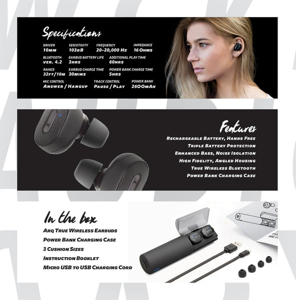 Wicked audio arq true 2025 wireless earbuds