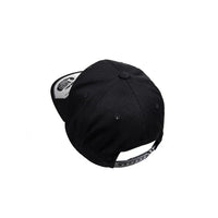 WICKED AUDIO HAT - BLACK SNAP BACK WITH WHITE LOGO