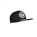 WICKED AUDIO HAT - BLACK SNAP BACK WITH WHITE LOGO