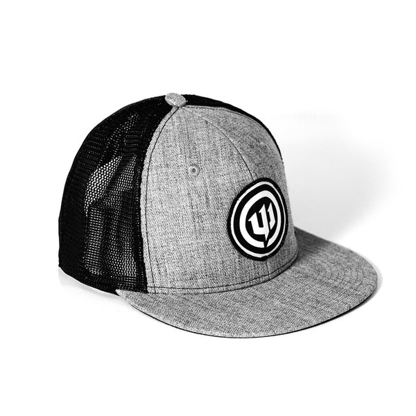 WICKED AUDIO HAT - GRAY TRUCKER WITH TEETH