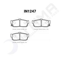 INTIMA SR FRONT BRAKE PADS – NISSAN PULSAR GTIR RNN14, PULSAR N15 SSS