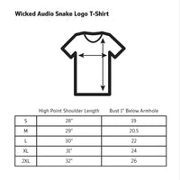 WICKED AUDIO SNAKE LOGO T-SHIRT