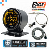 JRP Edge Dual Digital Boost + EGT + Volts Gauge Kit 52mm